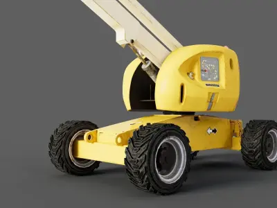 Telescopic Boom Lift 3D model