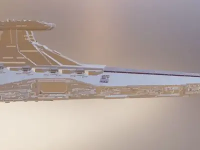 Republic Capital Ship 3D model