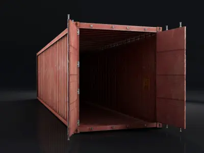 Shipping Container- High quality 3D model