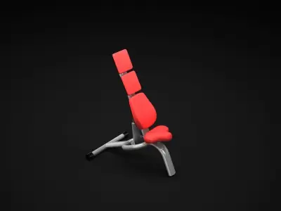 Bench adjustable 3D model