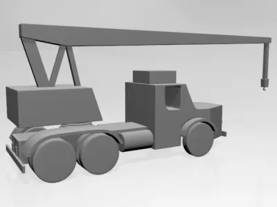 Crane 01 3D model