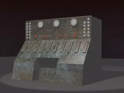 Industrial Console Free 3D model