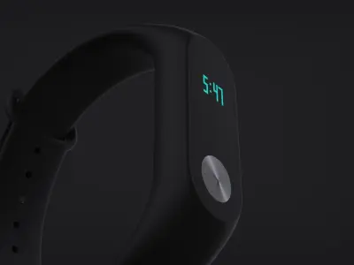Xiaomi Mi Band 2 3D model