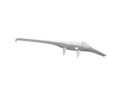 drone supercam 3D model