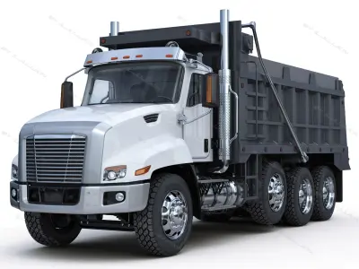 Truck Tipper construction equipment 3D model