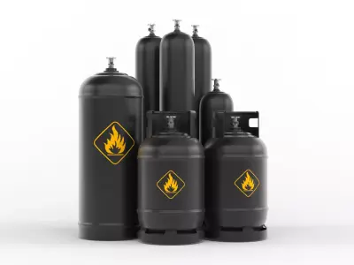 Gas Cylinders 3D model purchase