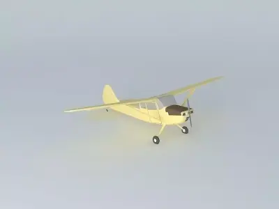 Cessna Bird Dog Free 3D model