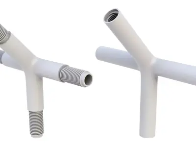 Pipe connector 06 3D model