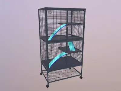 Birds Cage 3D model purchase