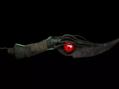 Sacrificial Dagger Low-poly 3D model