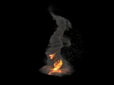 Houdini Power Asset Package Low-poly 3D model