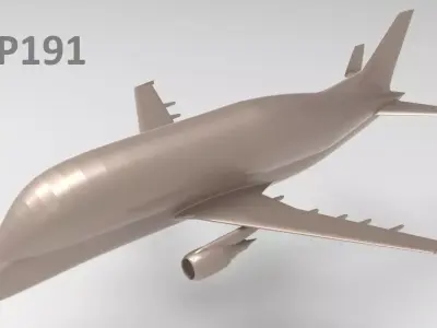 P191-Aircraft 19 3D model