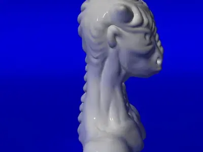 Firma ceramic bust 3D model