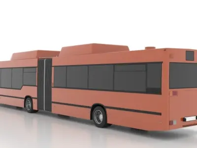 MAN A18 NG232 CNG Low Low-poly 3D model