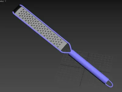 stainless steel hand grater A 3D model