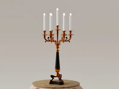 CANDELABRO GRANDE - PORTA VELAS 3D print model purchase