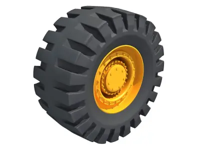 3D Tire rubber 3D model