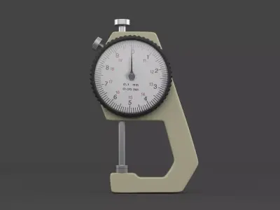 Thickness Gauge Measure Tester 3D model
