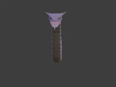 Manda dragon head 3D model
