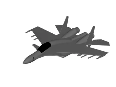 Sukhoi Su-30MKI 3D model purchase