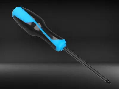 3d modeled screwdriver  3D model