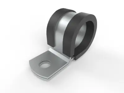 Cable Clamp M4 Low-poly 3D model