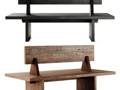 Phantom Hands Kandalama Perch Bench 3D model