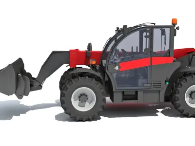 Telehandler Scoop Bucket 3D model