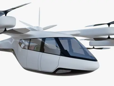 Hyundai S-A1 air taxi 3D model