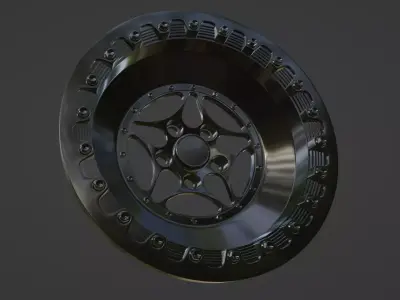 alloy wheel 3D model V3