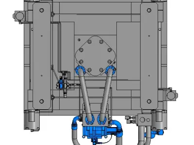 Servohydraulic Load Frames 1500kN 3D model