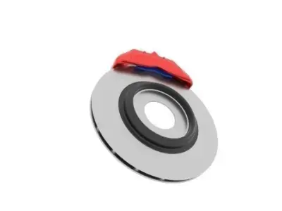  Brake Rotor  Low-poly 3D model