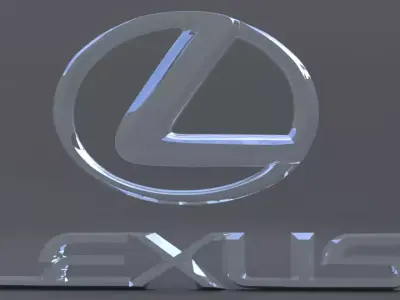 Lexus Logo 3D model