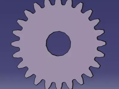 A pinion gear  3D model