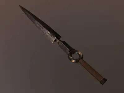 fantastic sword Low-poly 3D model purchase