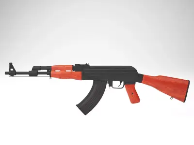 AK-47 rifle 3D model get