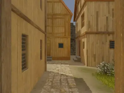 Walled City 3D model