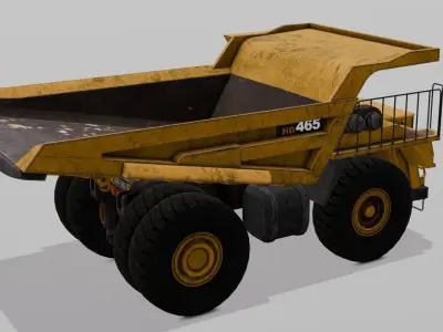 Industrial Machine 3D Model Low-poly 3D model