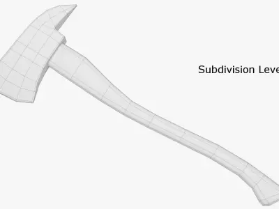 Fire Hatchet 1 3D model