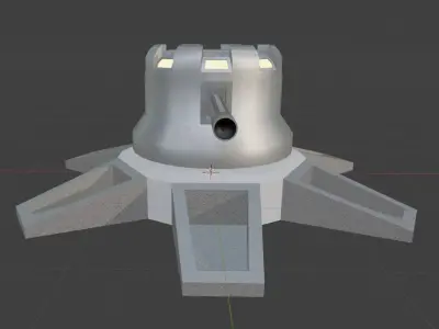 Turret Dot  Free 3D model