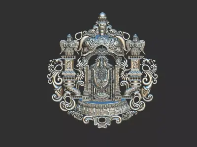 Pendent with Balaji 3D print model