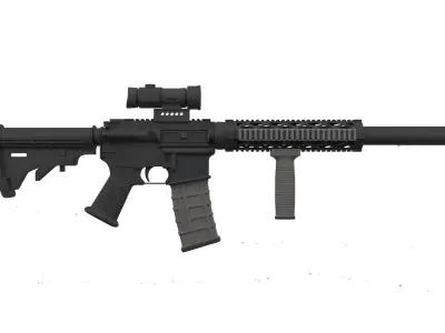 M4 WEAPON 3D model