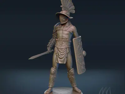 Roman Gladiator 3D print model