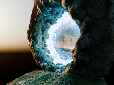 Ancient Portal  3D model