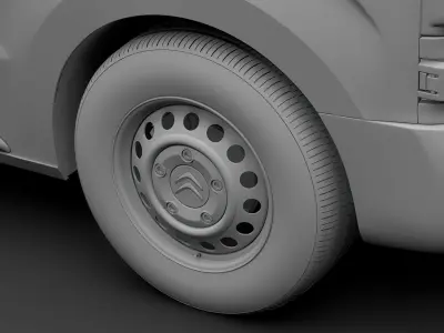 Citroen Dispatch 2020 wheel 3D model