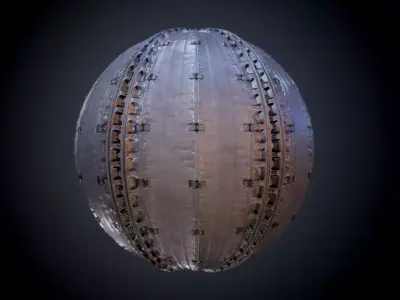 Sci-Fi Military Seamless PBR Texture 29 Texture