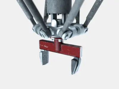 Delta robot Autonox 3D model