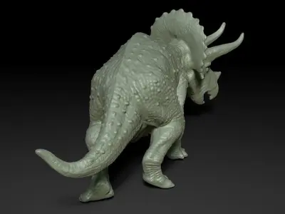 Triceratops Free 3D print model