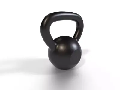 Kettle Bell 12Kg Low-poly 3D model