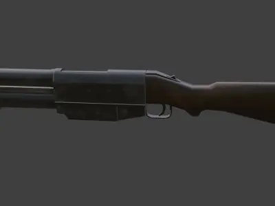 weapon ex41 Low-poly 3D model